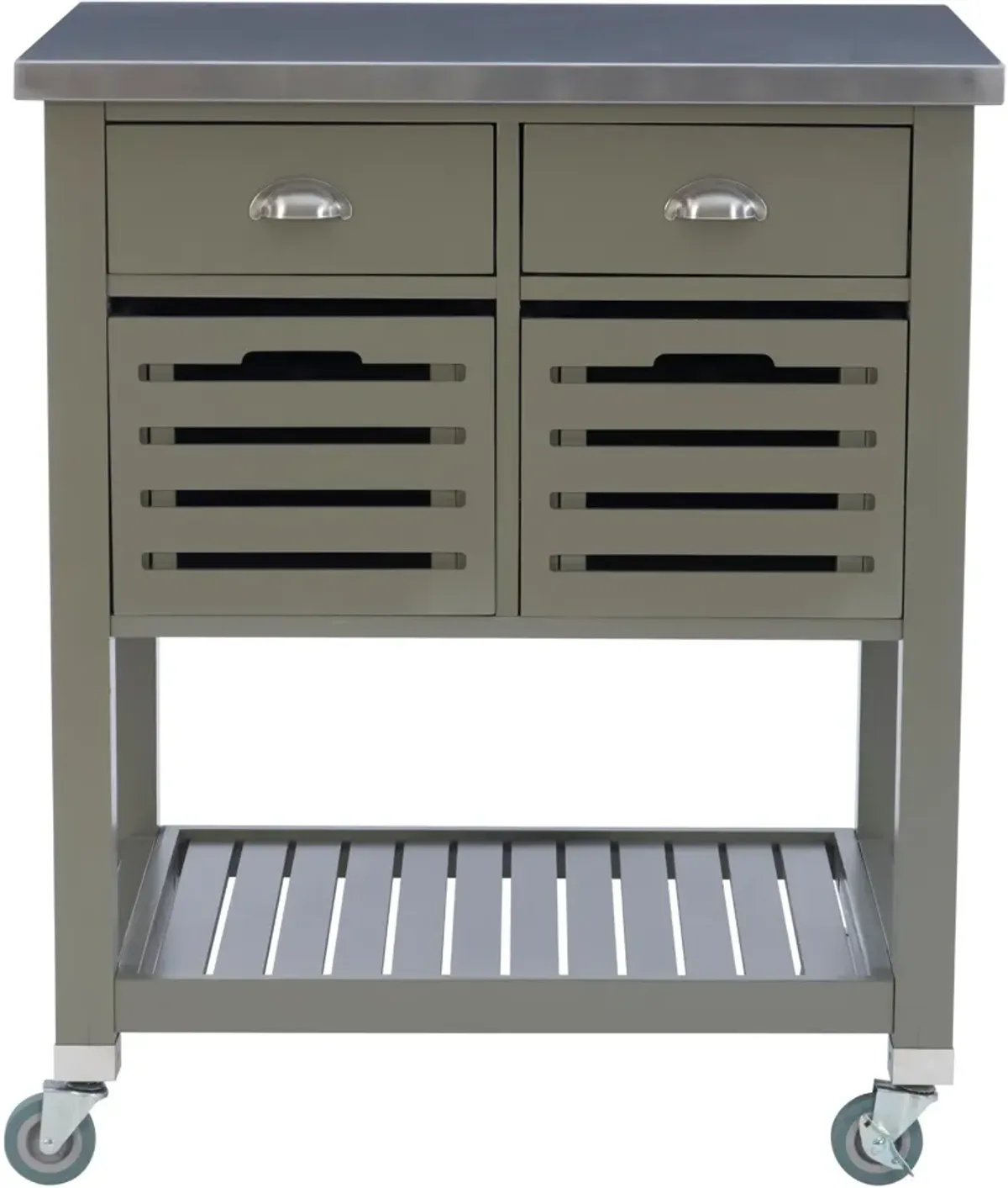 Brighton Kitchen Cart - Gray