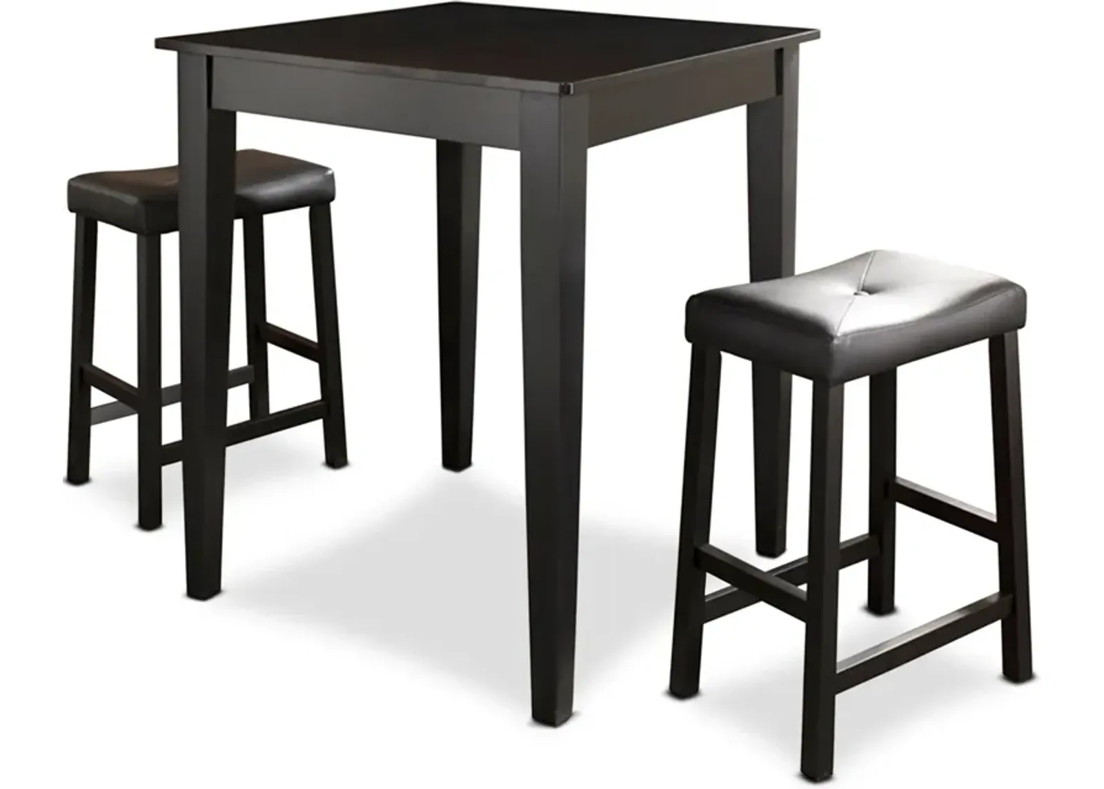 Boston 3-Piece Pub Set - Black