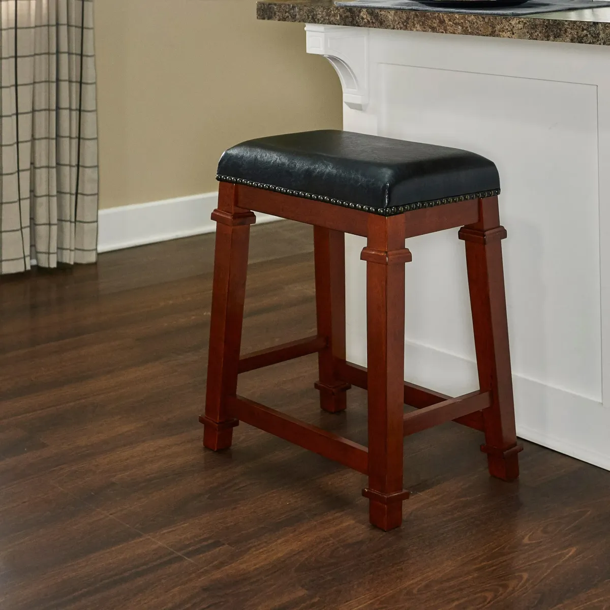 Caleb Counter-Height Stool - Black