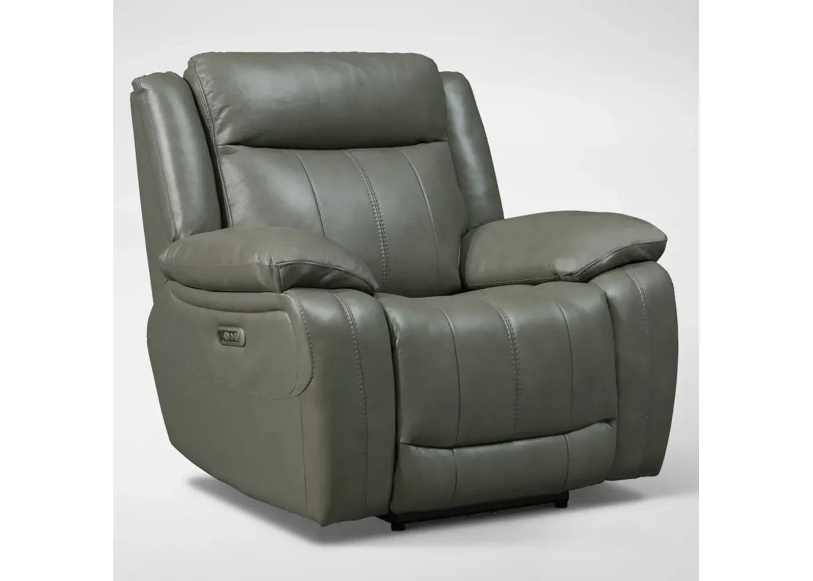 Vince Dual-Power Recliner - Gray