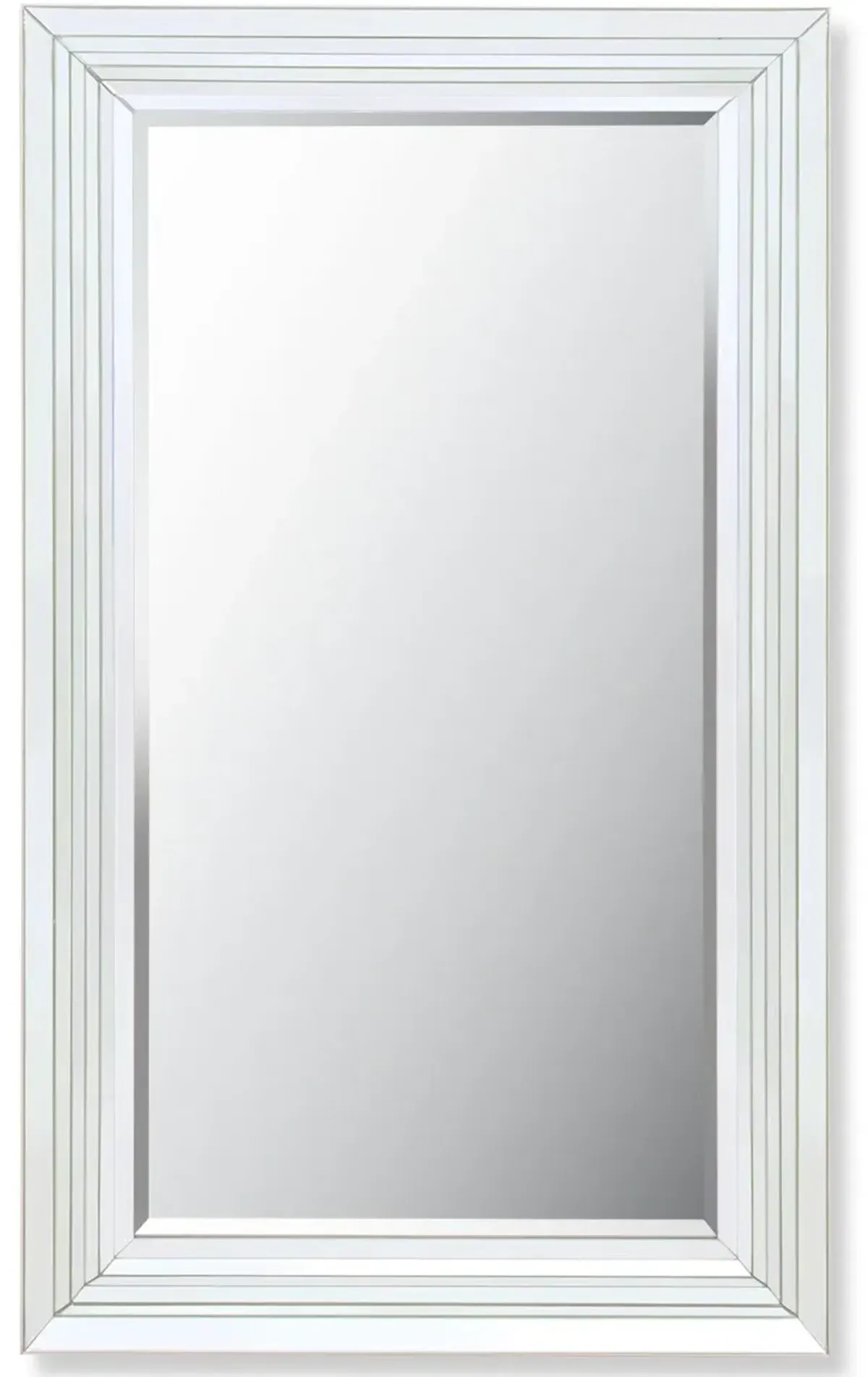 Beveled 85'' x 49'' Floor Mirror