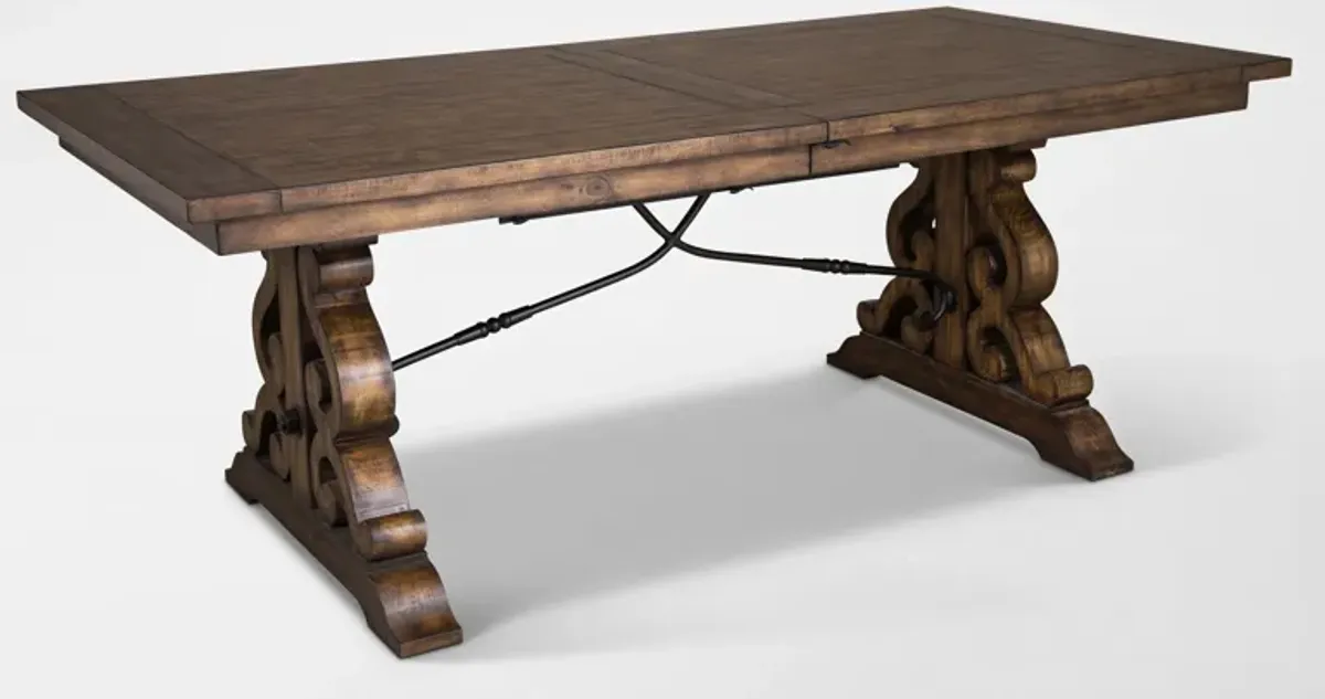 Charthouse Rectangular Extendable Dining Table - Nutmeg