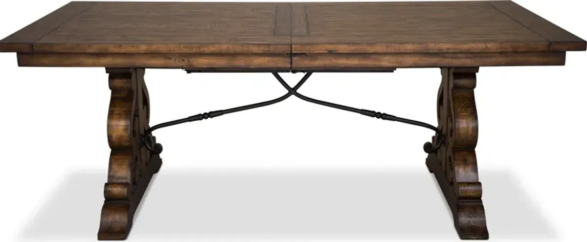 Charthouse Rectangular Extendable Dining Table - Nutmeg