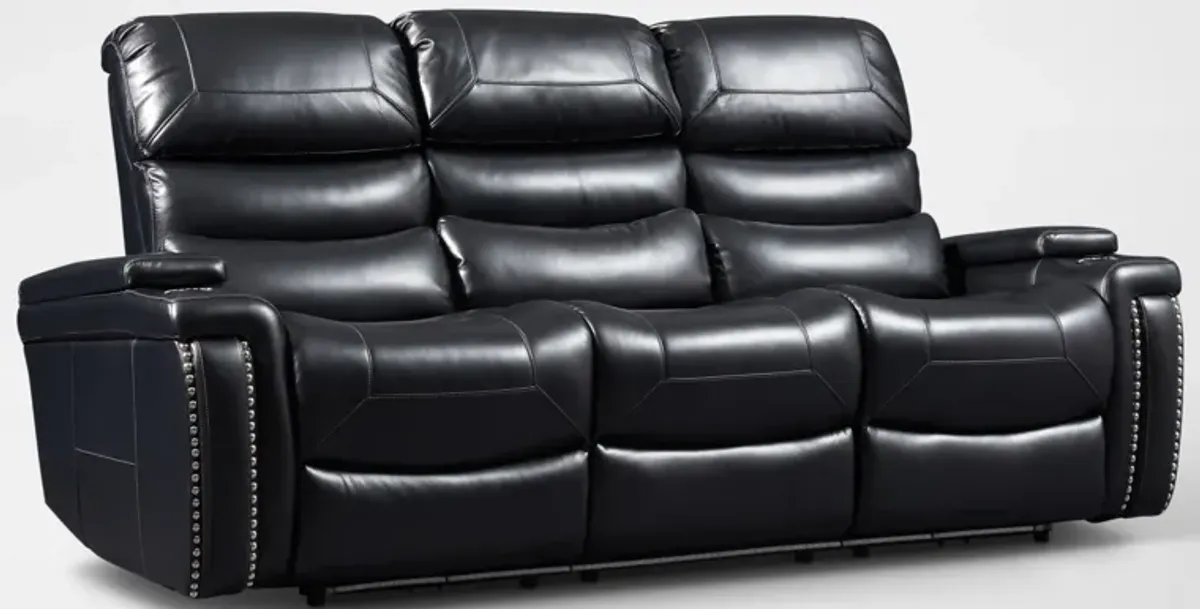 Jackson Triple-Power Reclining Sofa - Black