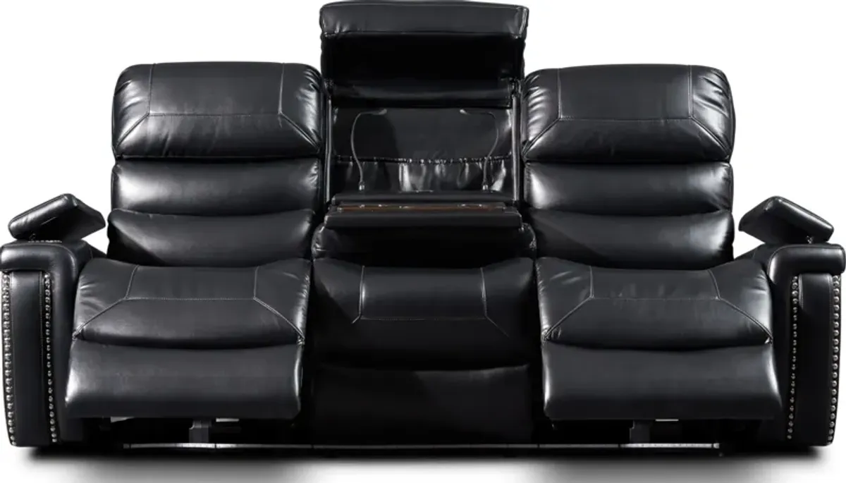 Jackson Manual Reclining Sofa - Black