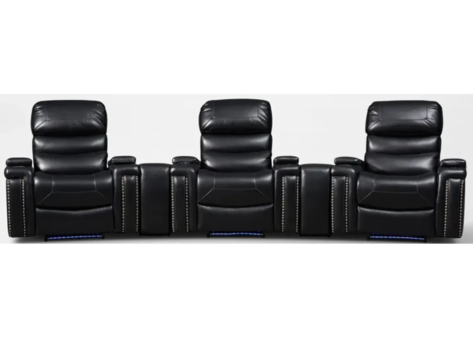 Jackson 5-Piece Triple-Power Reclining Home Theater Sectional