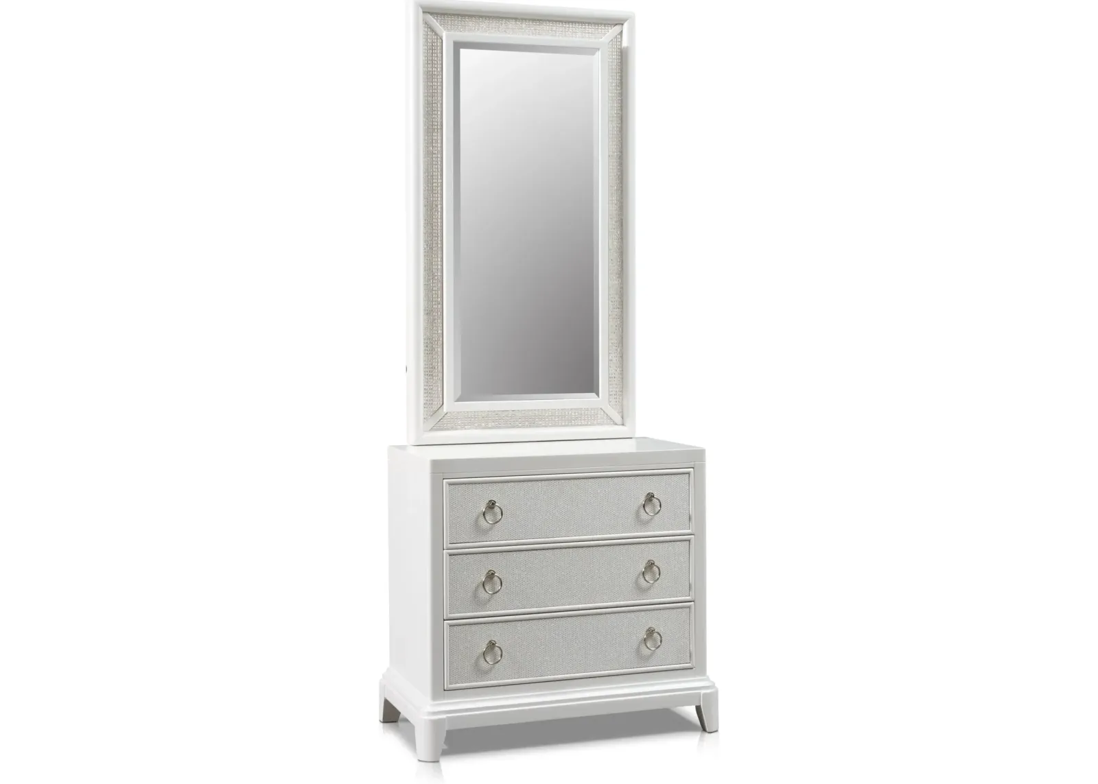 Zarah Nightstand and Mirror