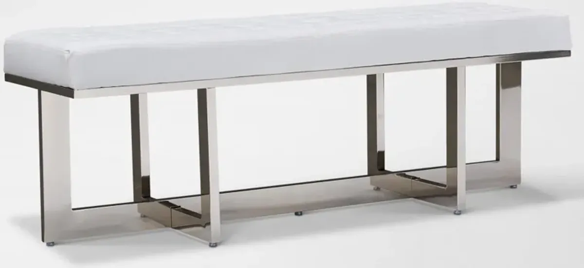 Concerto Bench - White