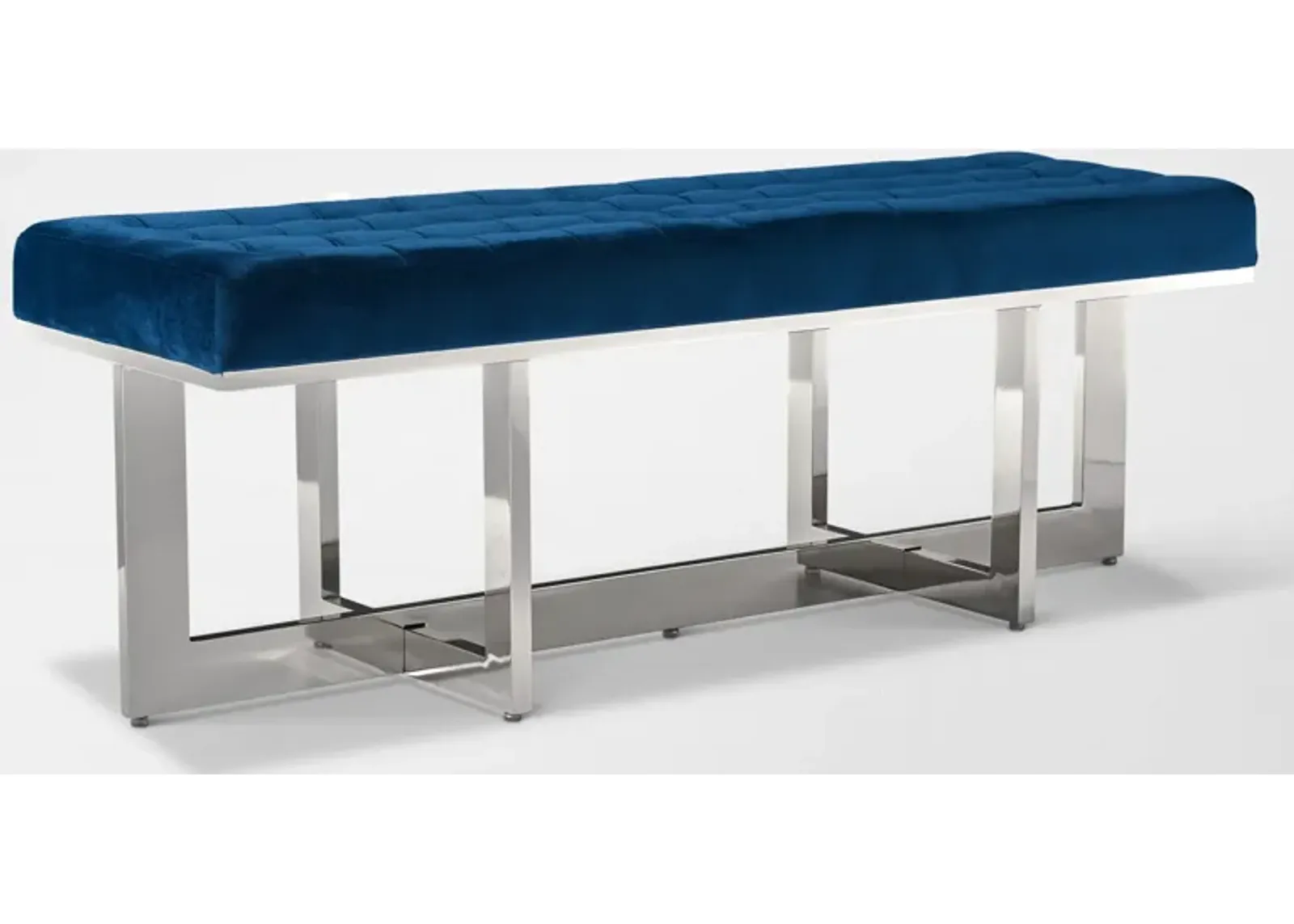 Concerto Bench - Blue Velvet