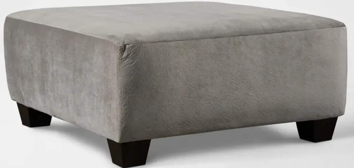 Cordelle Ottoman - Gray