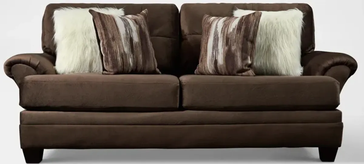 Cordelle Sofa - Chocolate