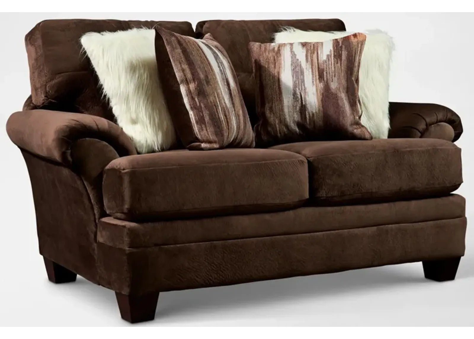 Cordelle Loveseat - Chocolate