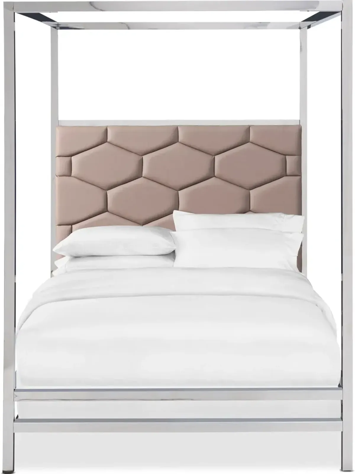 Concerto King Canopy Bed - Champagne