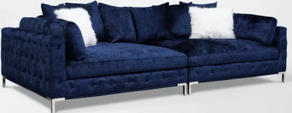 Myla 2-Piece Sofa - Midnight