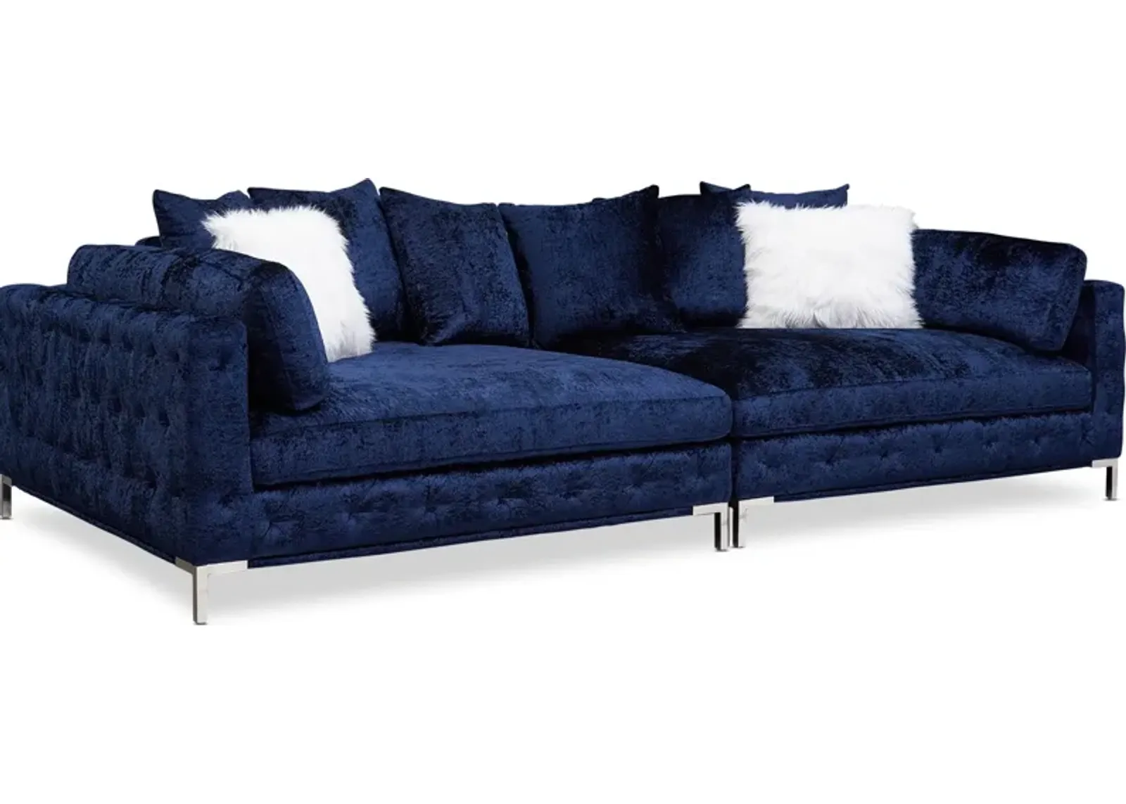 Myla 2-Piece Sofa - Midnight