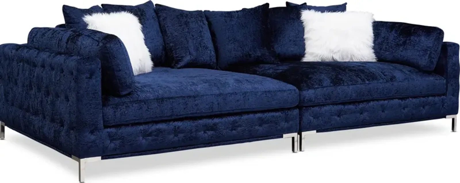 Myla 2-Piece Sofa - Midnight