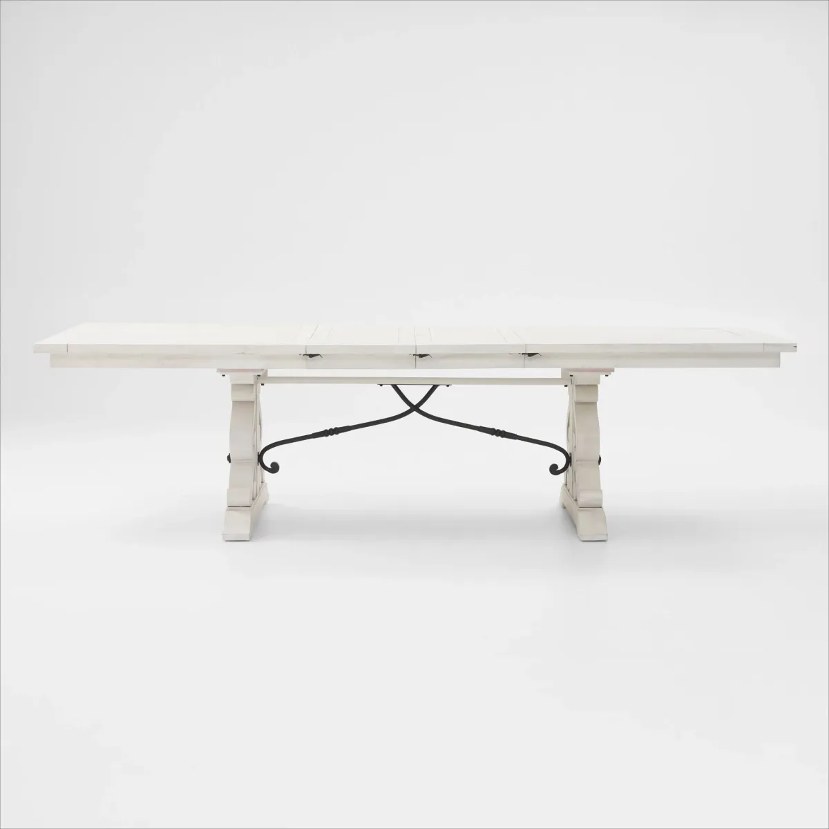 Charthouse Rectangular Extendable Dining Table - Alabaster