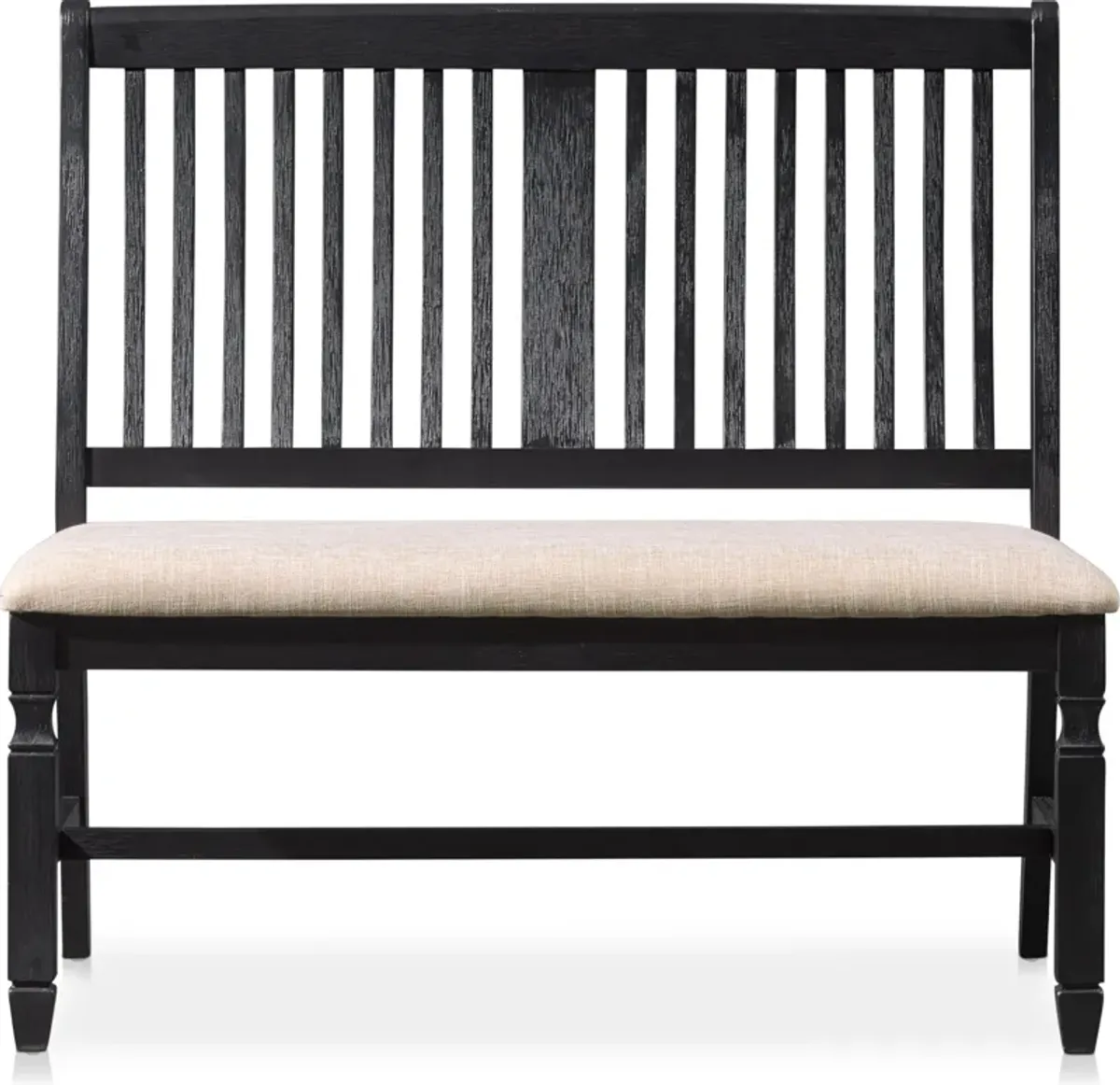 Glendale Dining Bench - Black