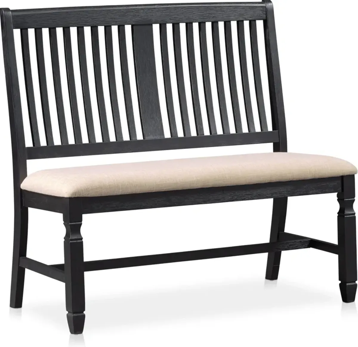 Glendale Dining Bench - Black