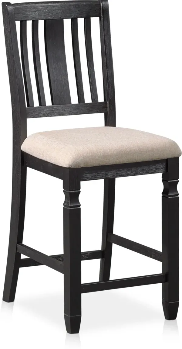 Glendale Counter-Height Stool - Black