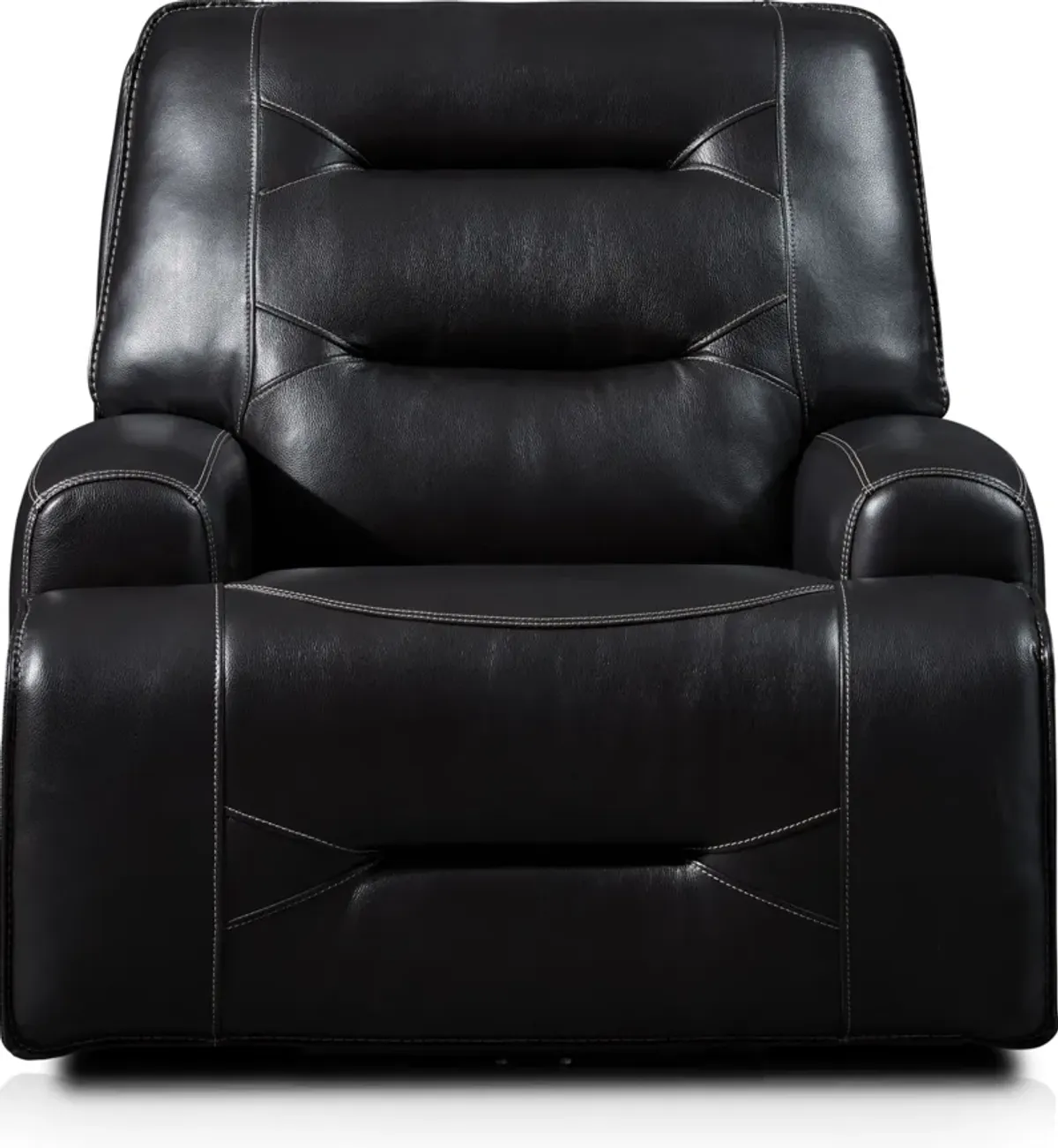 Preston Dual-Power Recliner - Black