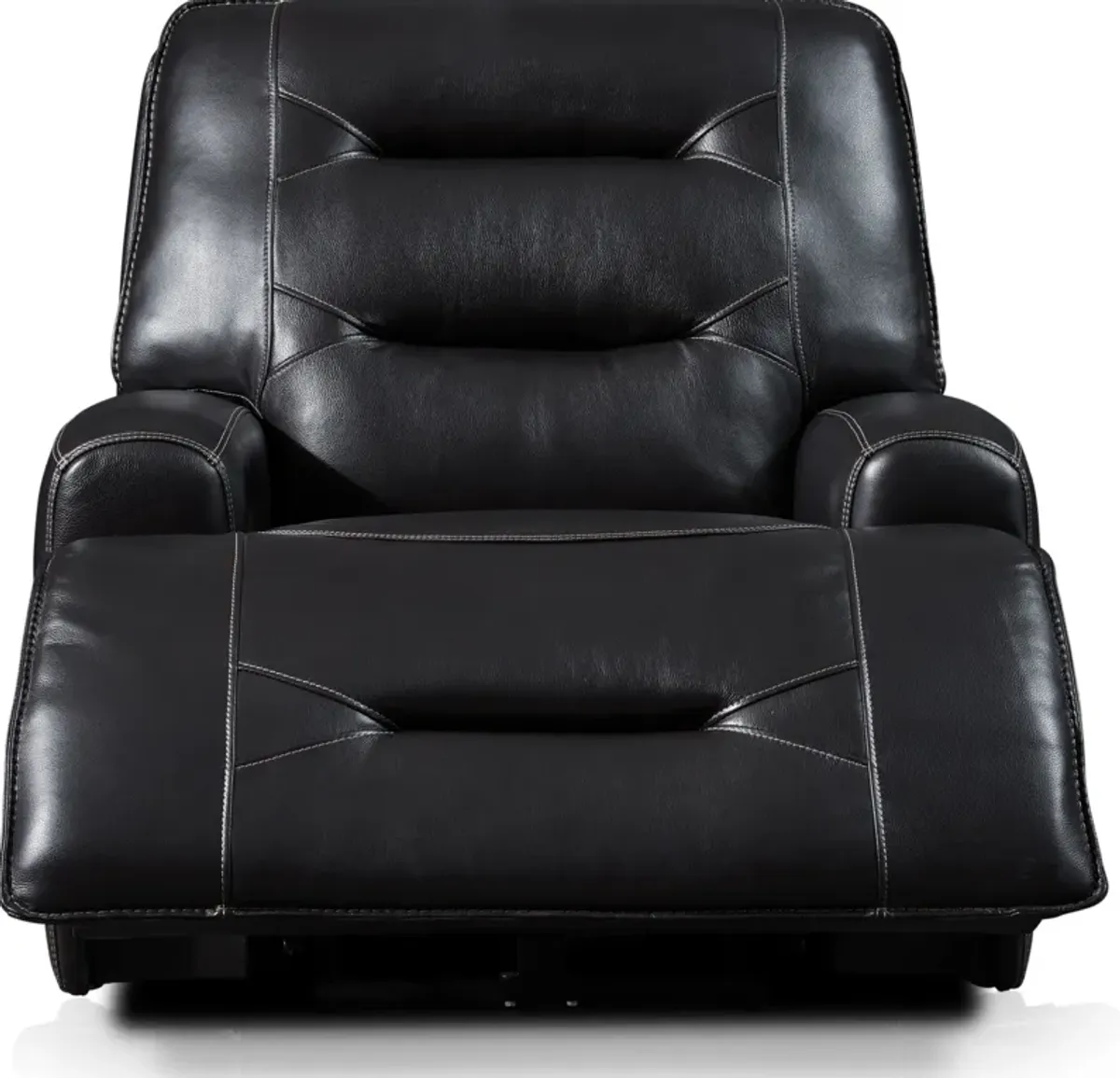 Preston Dual-Power Recliner - Black