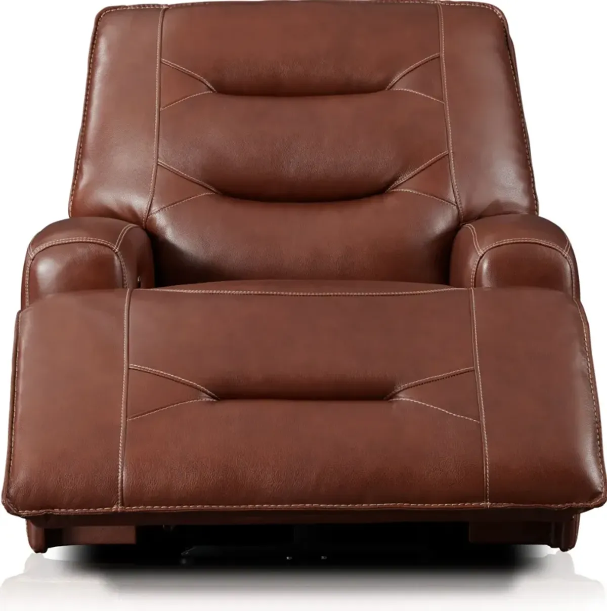 Preston Dual-Power Recliner - Caramel