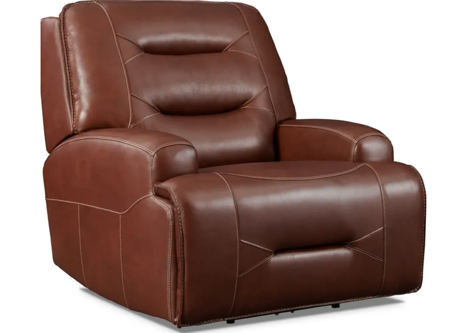 Preston Dual-Power Recliner - Caramel