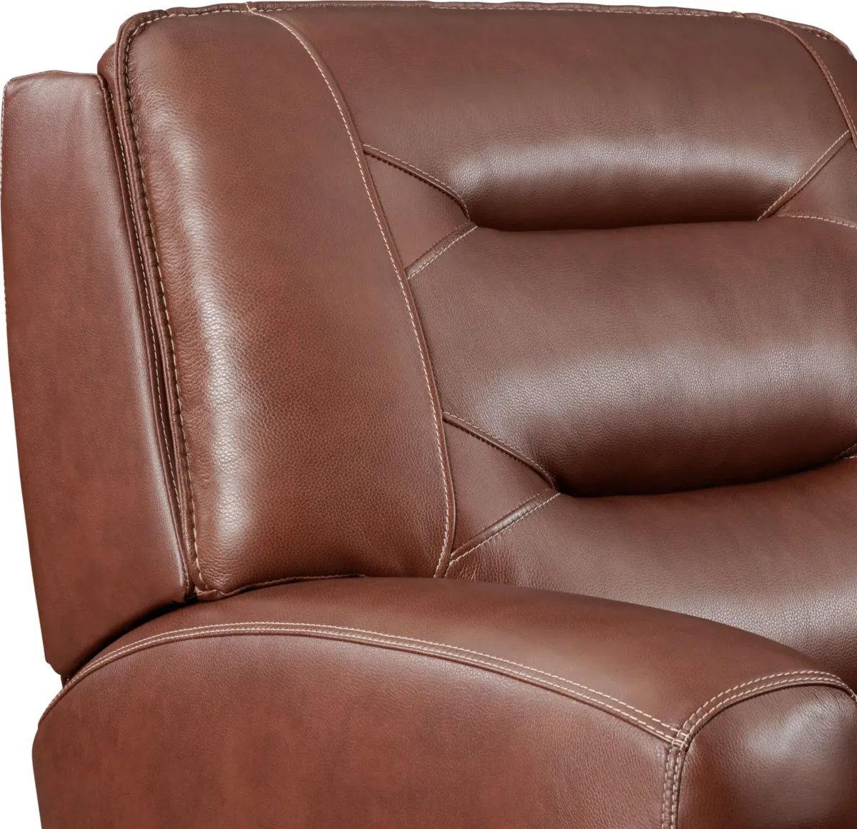 Preston Dual-Power Reclining Sofa and Recliner Set - Caramel