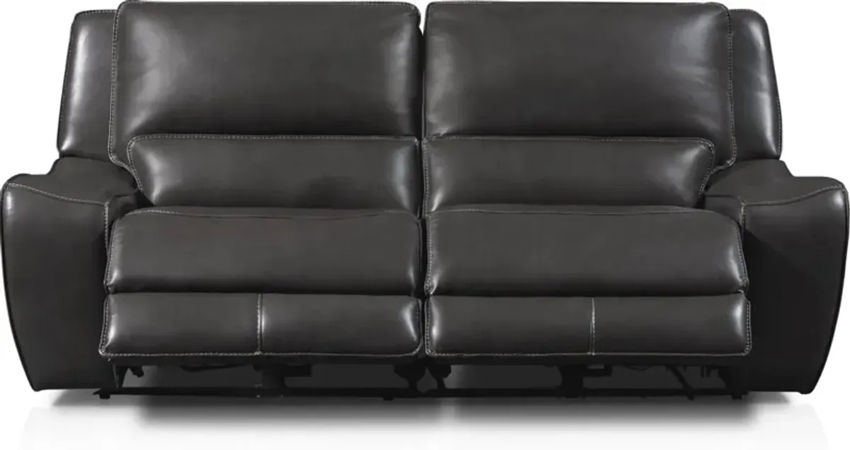 Holden 2-Piece Dual-Power Reclining Sofa - Gray