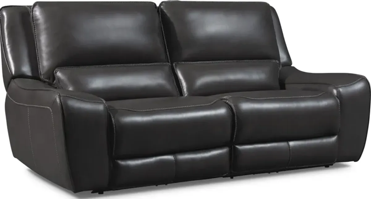 Holden 2-Piece Dual-Power Reclining Sofa - Gray