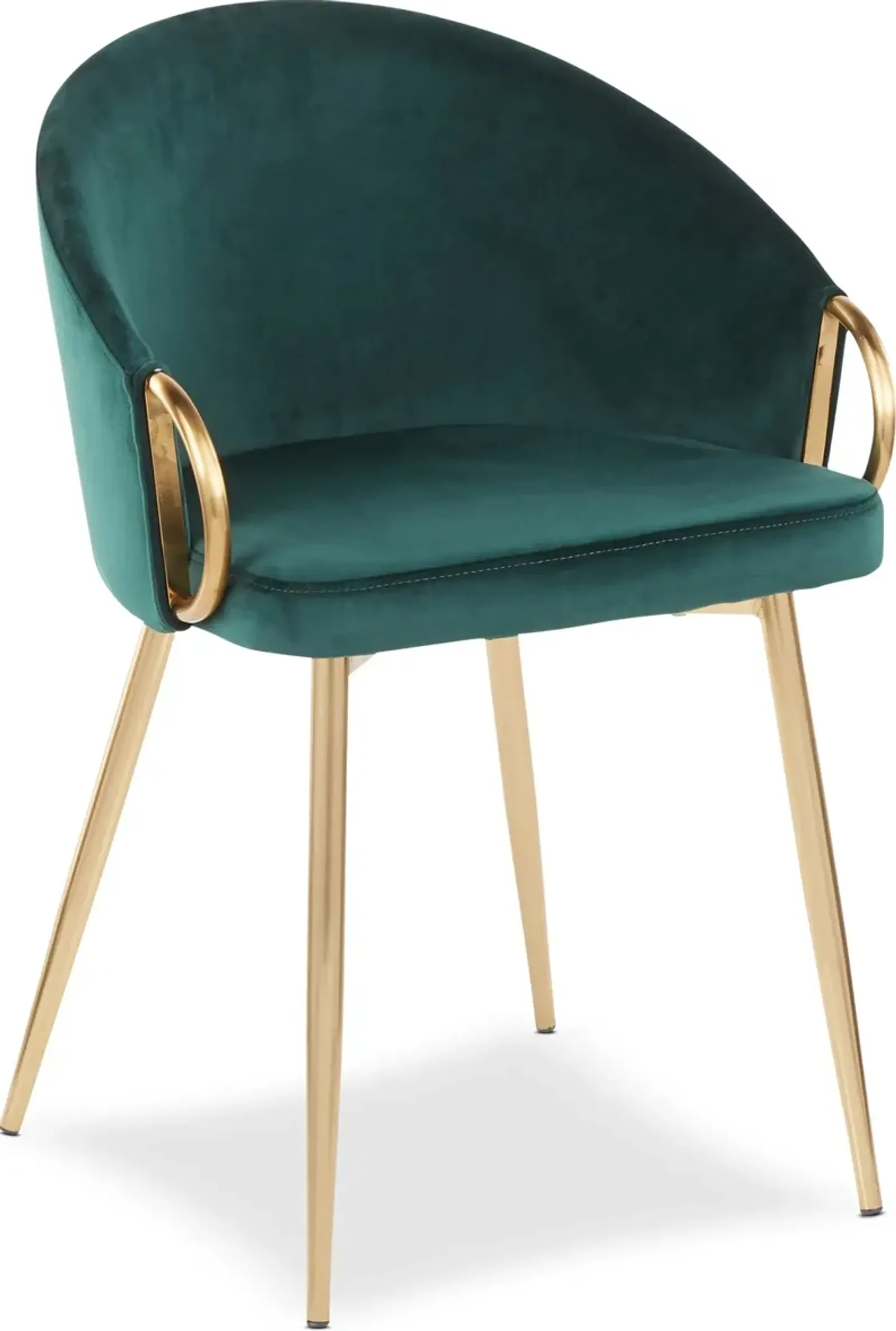 Eve Dining Chair - Green Velvet