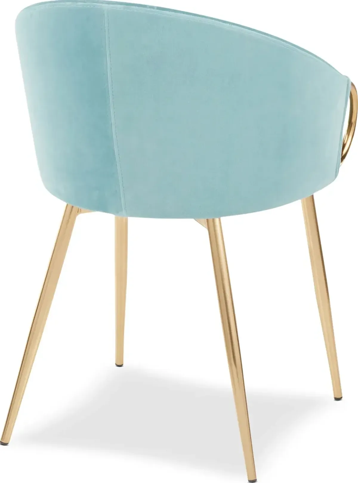 Eve Dining Chair - Blue Velvet