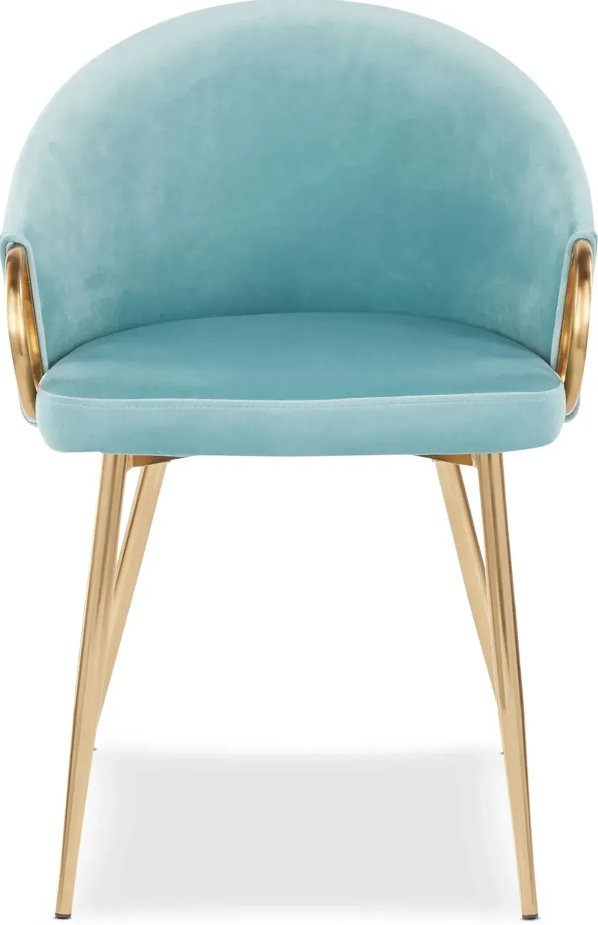 Eve Dining Chair - Blue Velvet