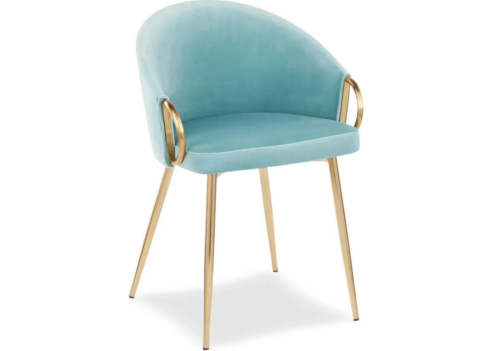 Eve Dining Chair - Blue Velvet