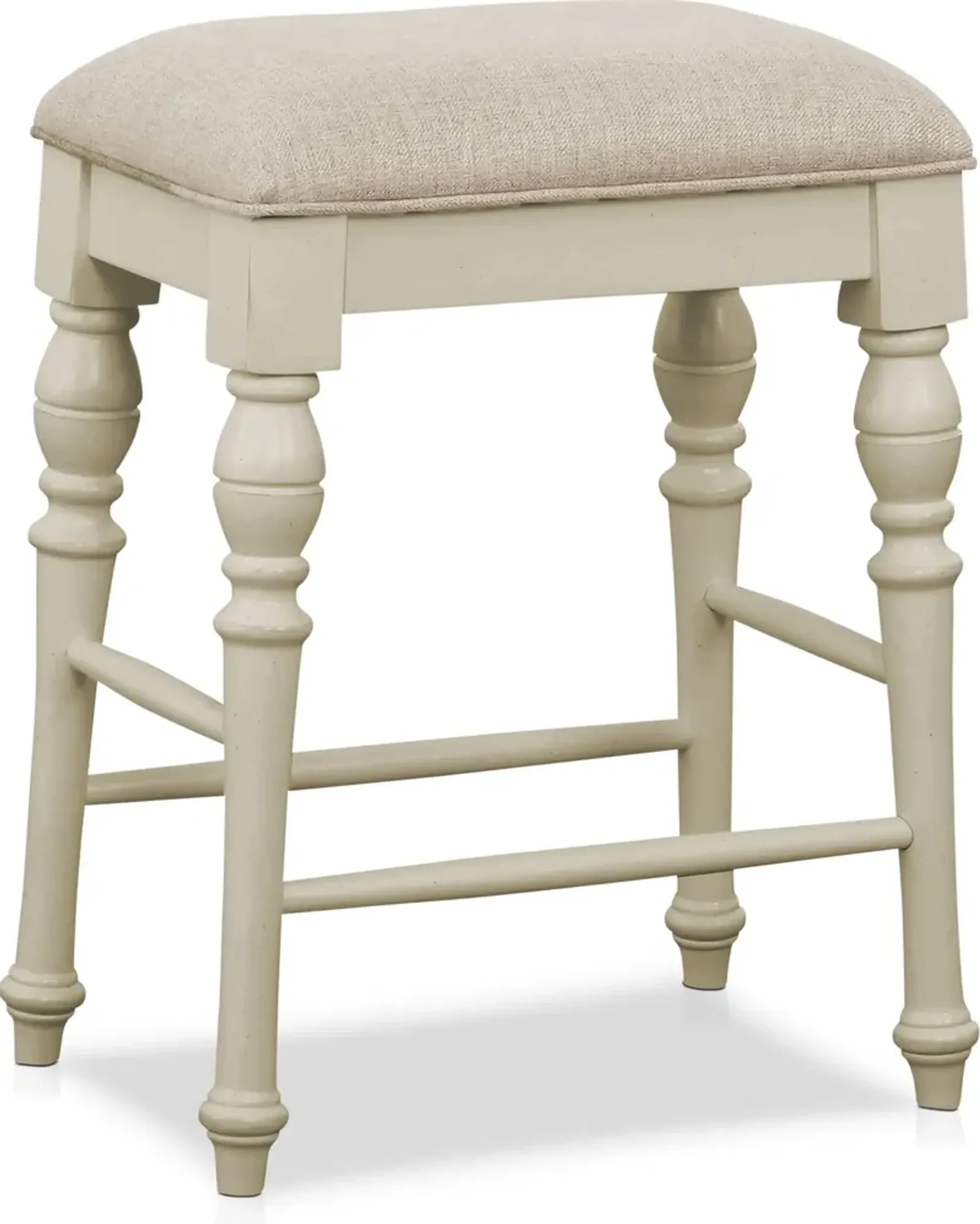 Charleston Stool - White