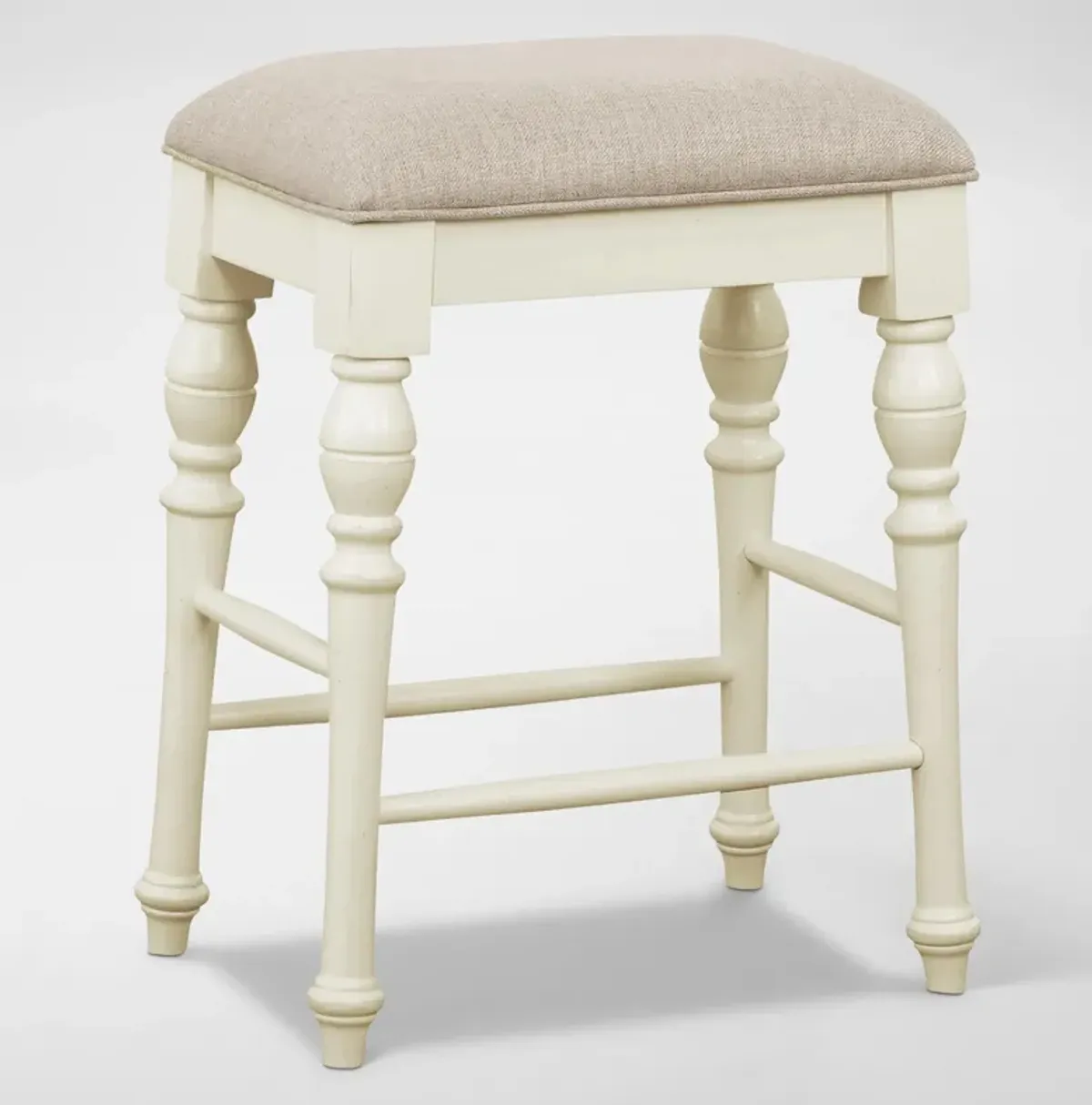 Charleston Stool - White