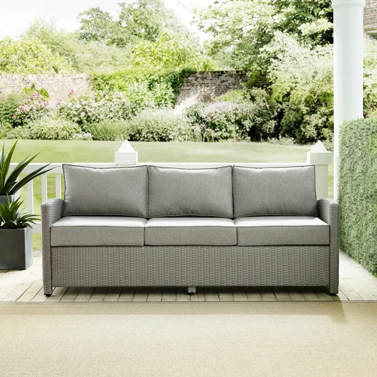 Destin Outdoor Sofa - Gray