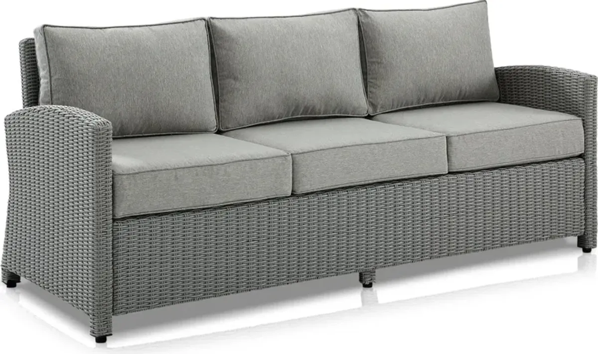 Destin Outdoor Sofa - Gray