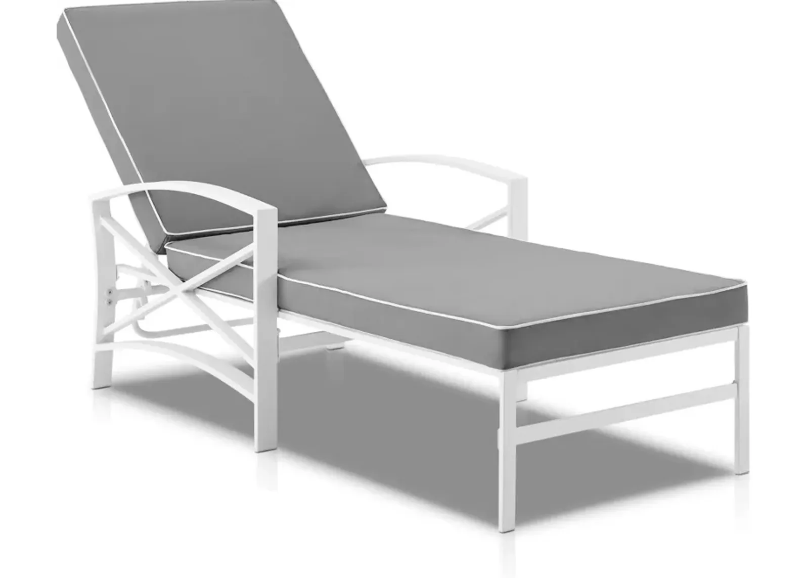 Clarion Outdoor Chaise Lounge - Gray