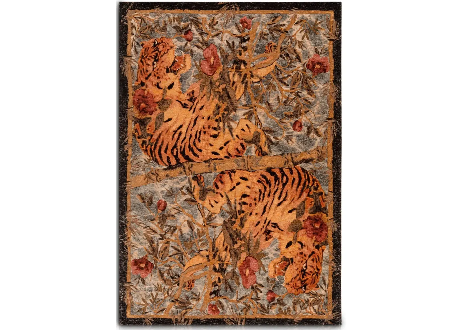 Flat Woven Tiger 8' x 11' Area Rug