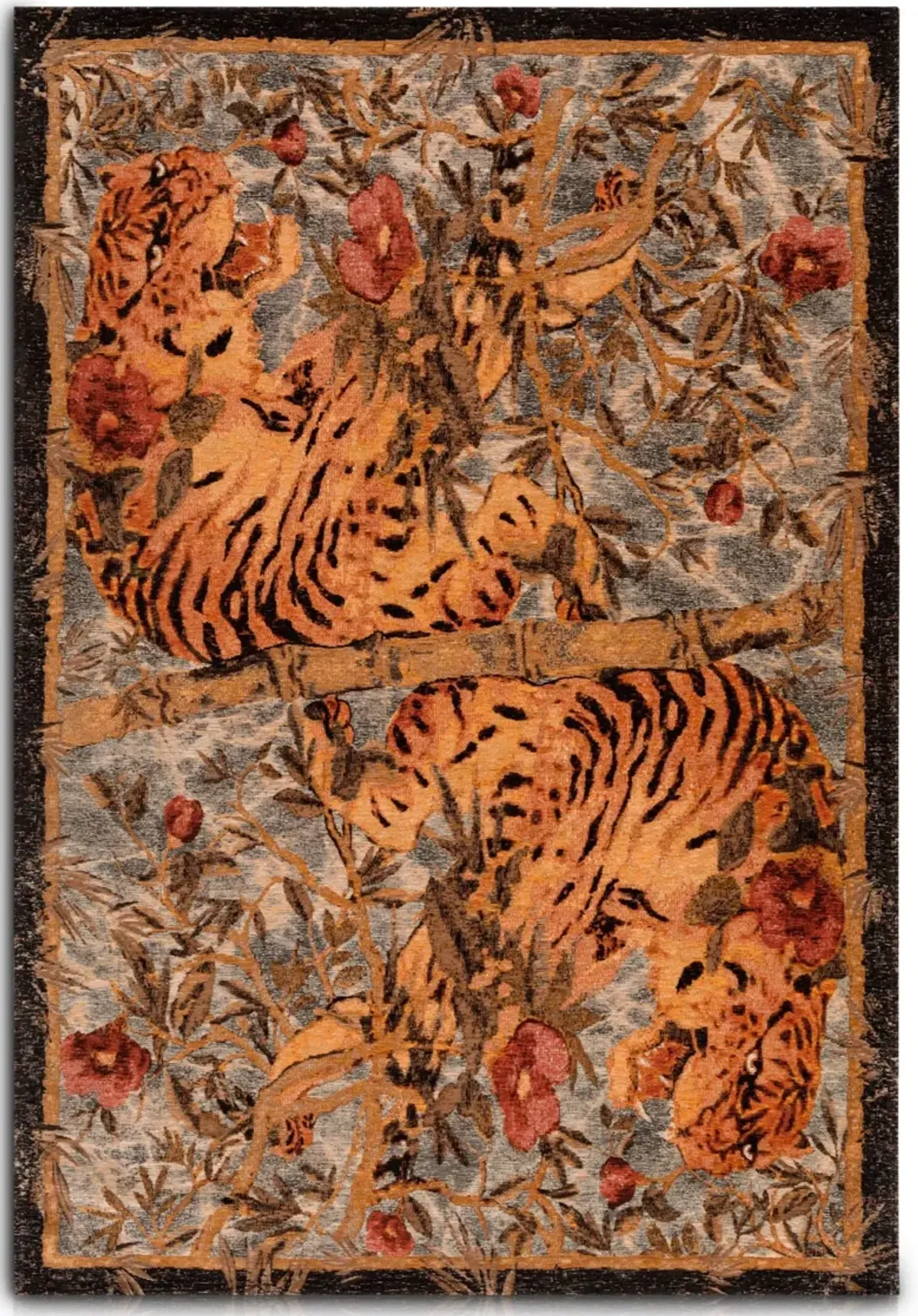 Flat Woven Tiger 8' x 11' Area Rug