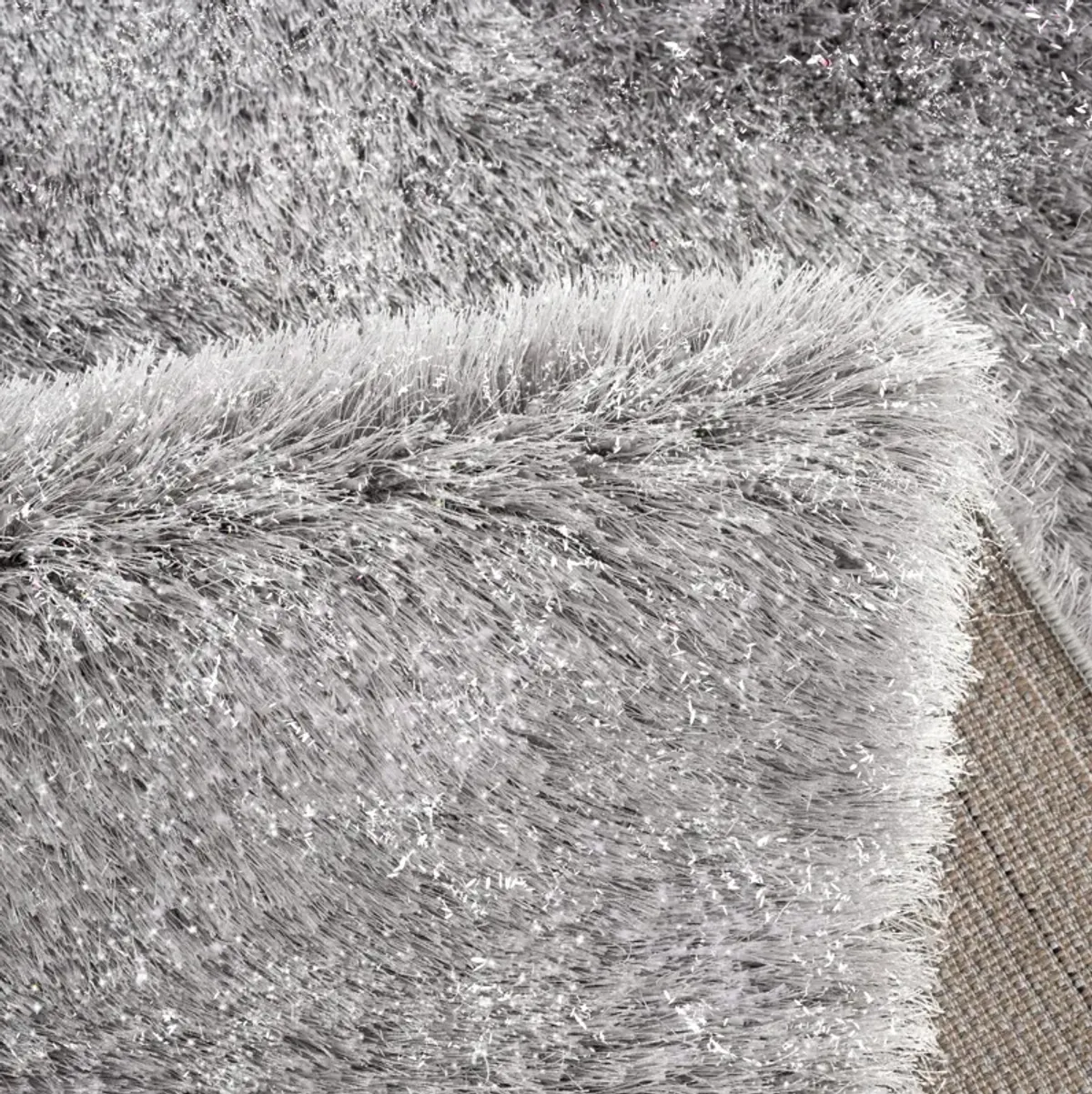 Glitz 5' x 8' Area Rug - Light Gray