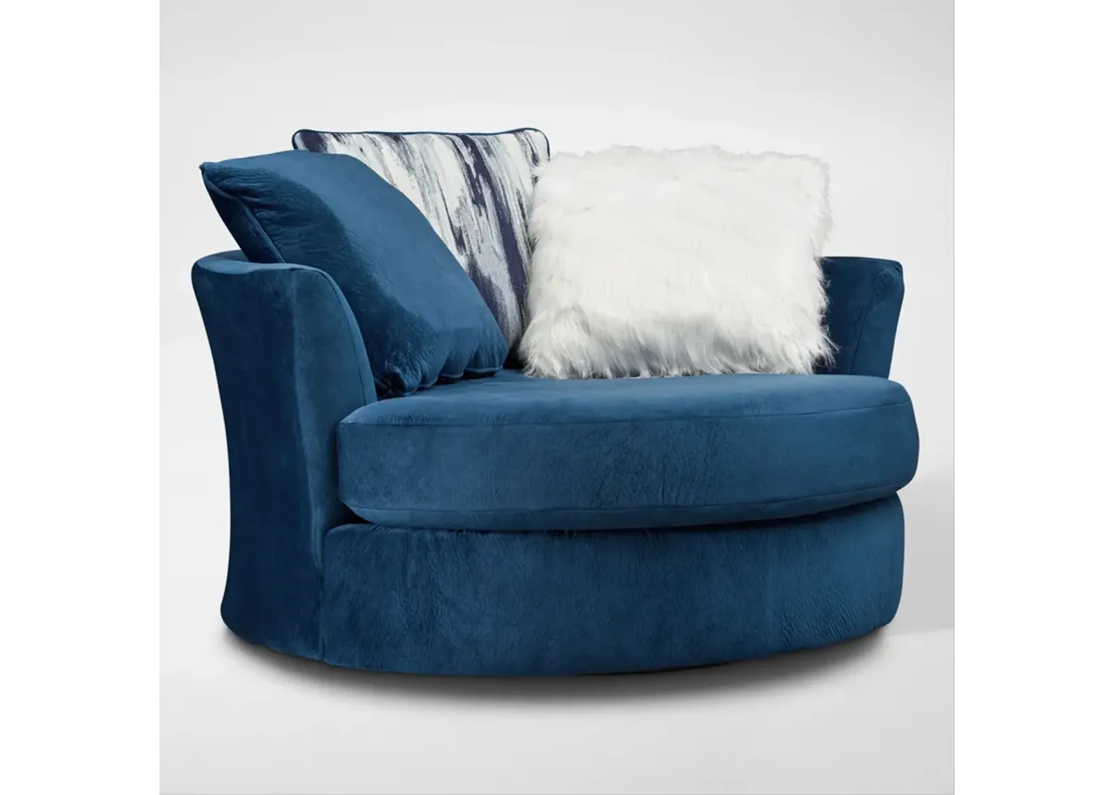 Cordelle Swivel Chair - Blue