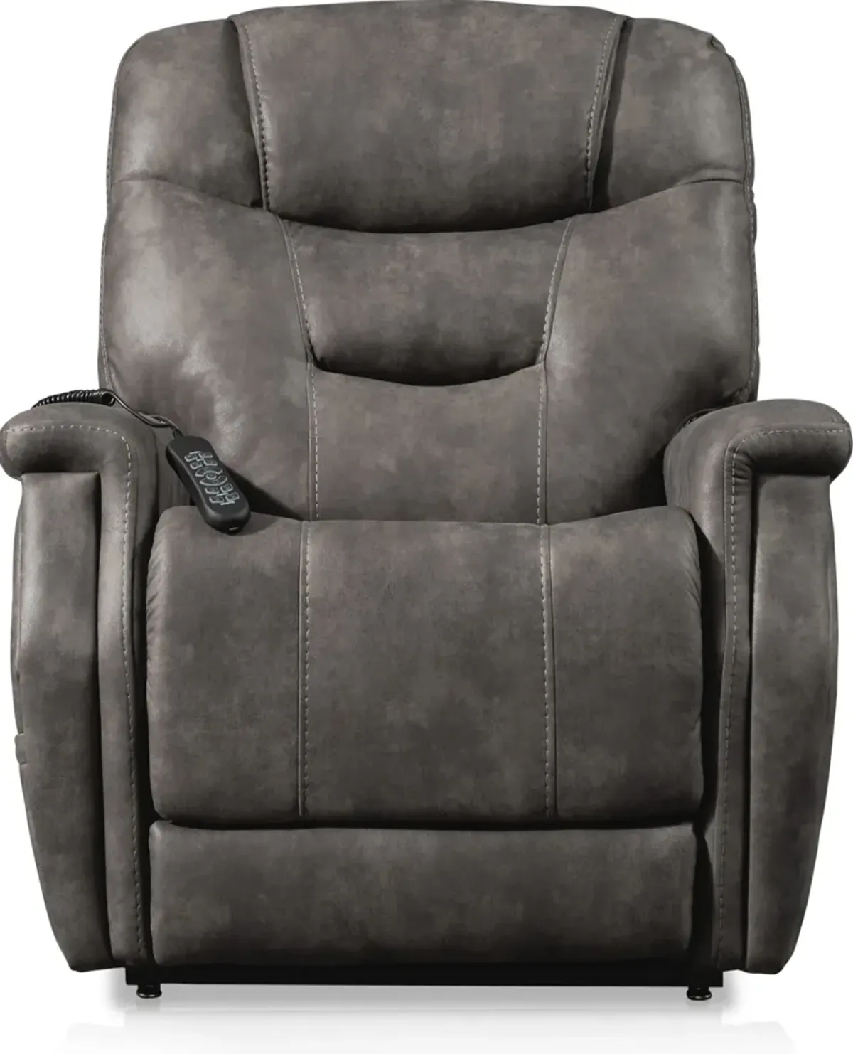 Cyrus Triple-Power Heated Lift Recliner - Gray