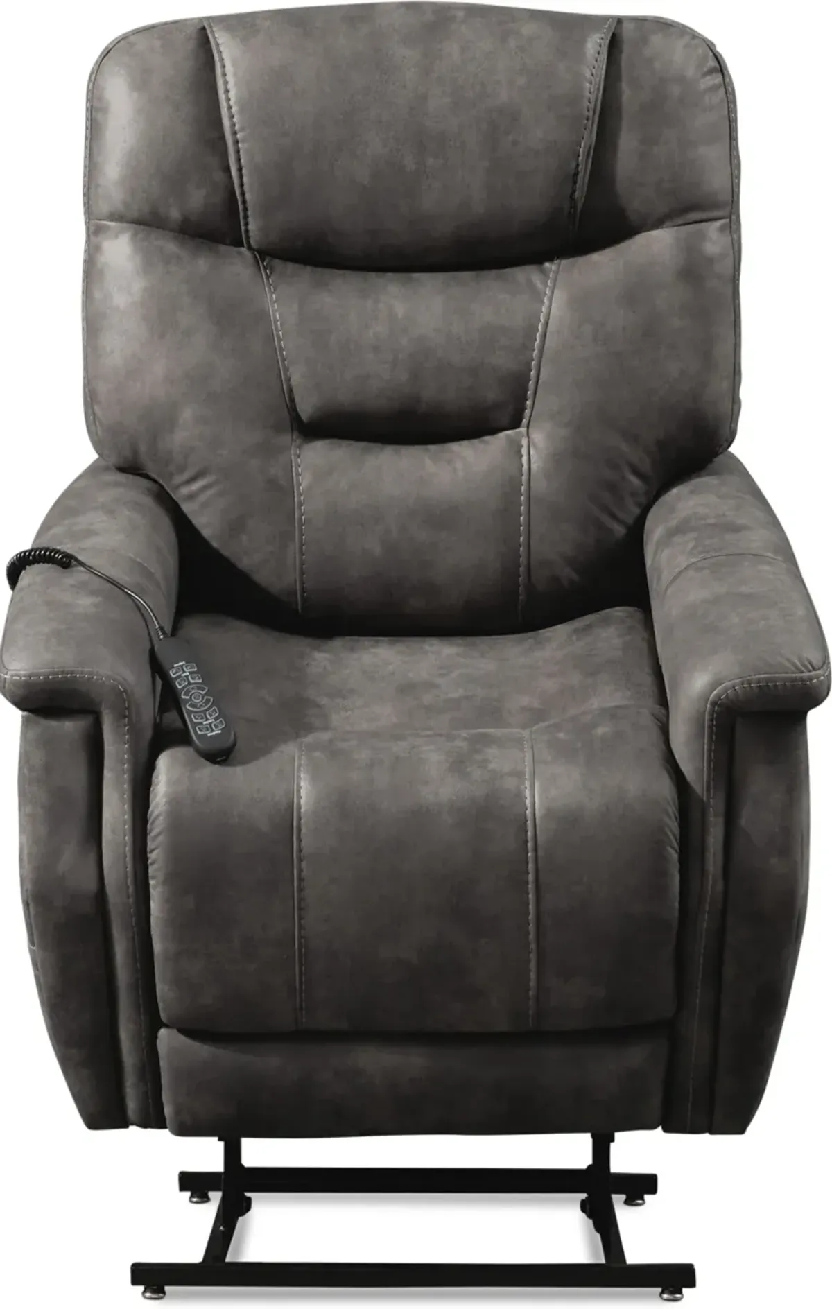 Cyrus Triple-Power Heated Lift Recliner - Gray