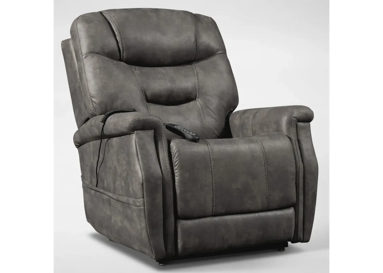 Cyrus Triple-Power Heated Lift Recliner - Gray