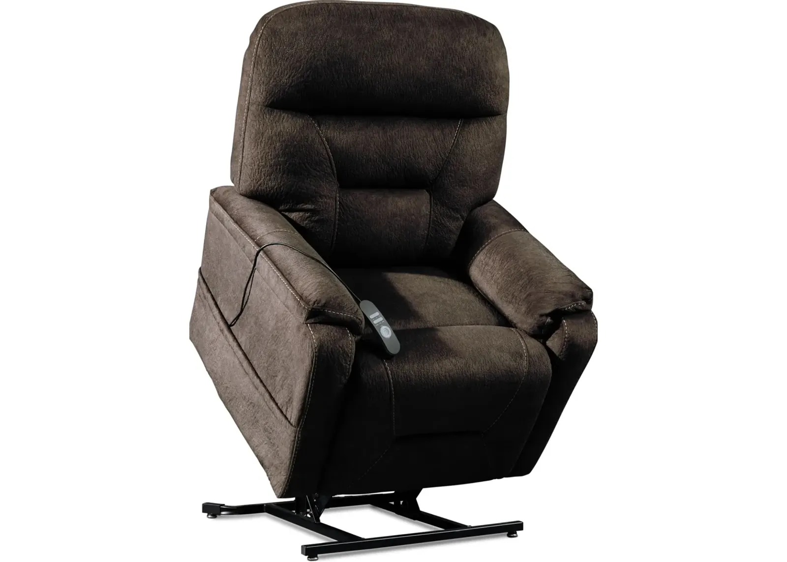 Hank Power Lift Heated Massage Recliner - Bark