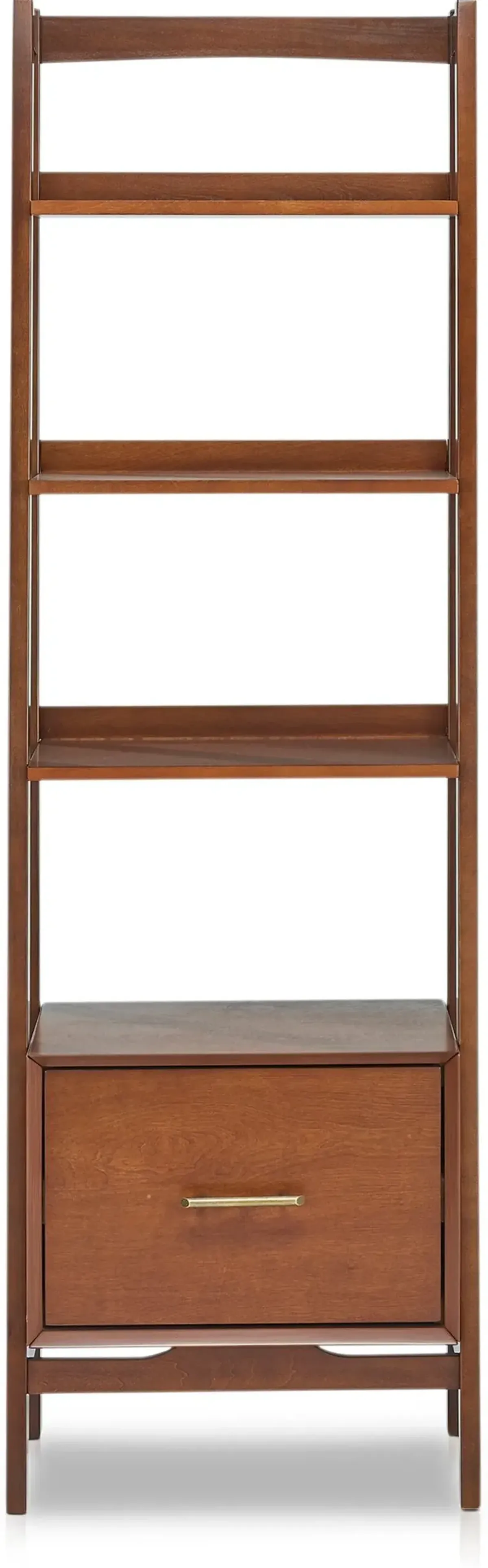 Bruce Small Bookcase - Dark Wood