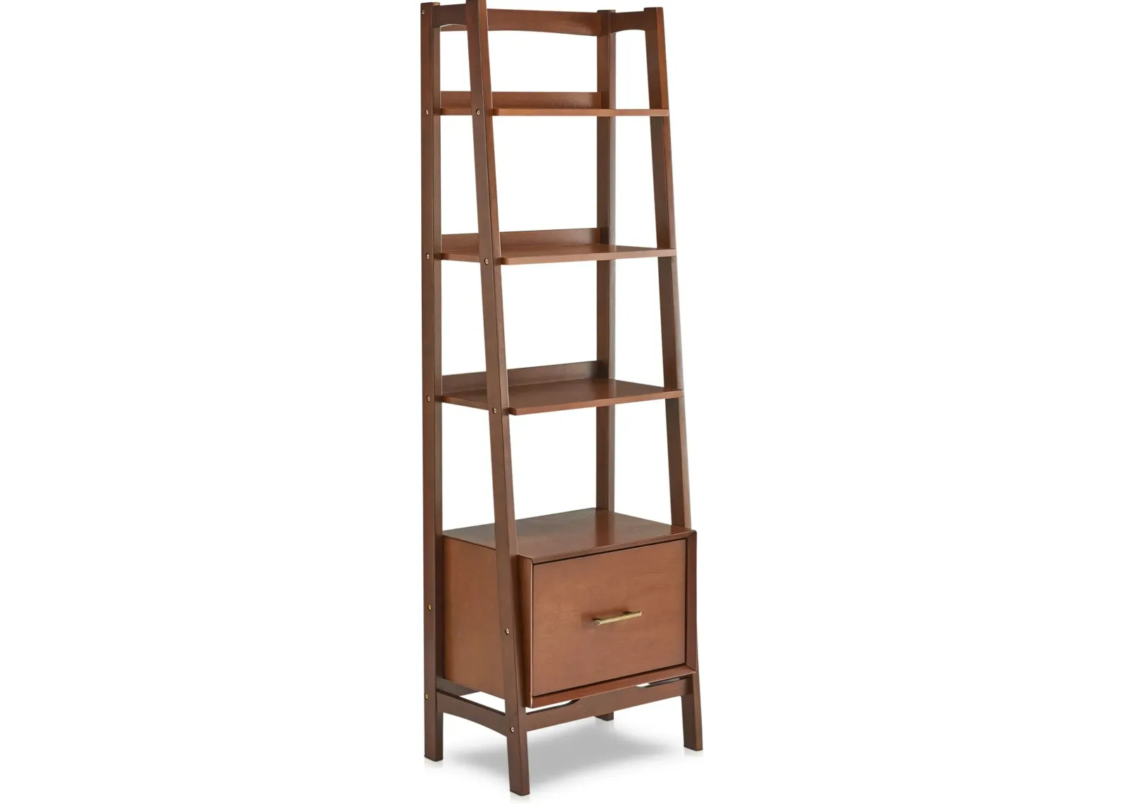 Bruce Small Bookcase - Dark Wood